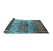 Sideview of Oriental Light Blue Industrial Rug, urb2813lblu