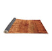 Sideview of Oriental Orange Industrial Rug, urb2813org