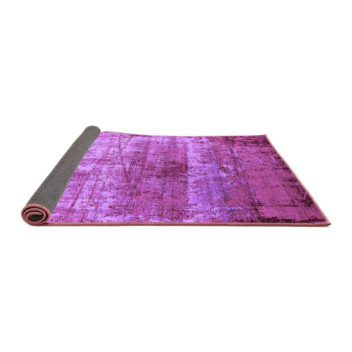Sideview of Oriental Purple Industrial Rug, urb2813pur