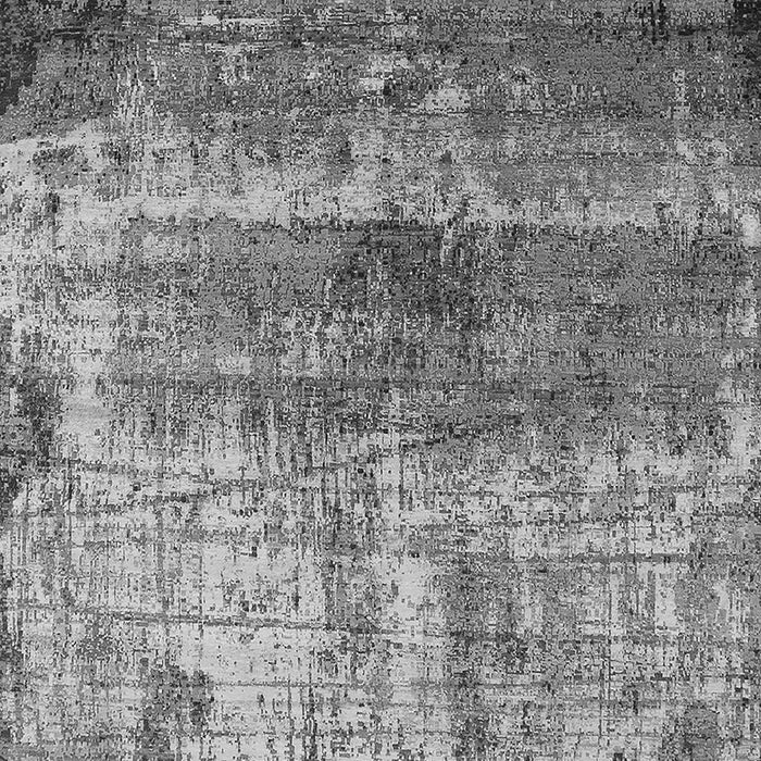 Machine Washable Oriental Gray Industrial Rug, wshurb2813gry