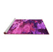 Sideview of Machine Washable Oriental Pink Industrial Rug, wshurb2814pnk