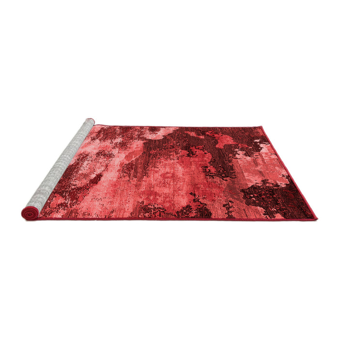 Industrial Red Washable Rugs