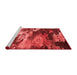 Industrial Red Washable Rugs