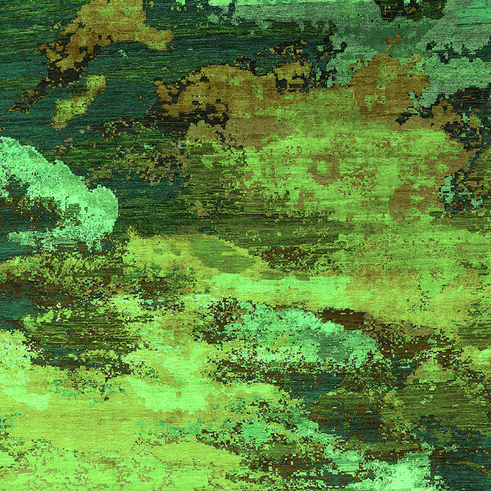 Oriental Green Industrial Rug, urb2814grn