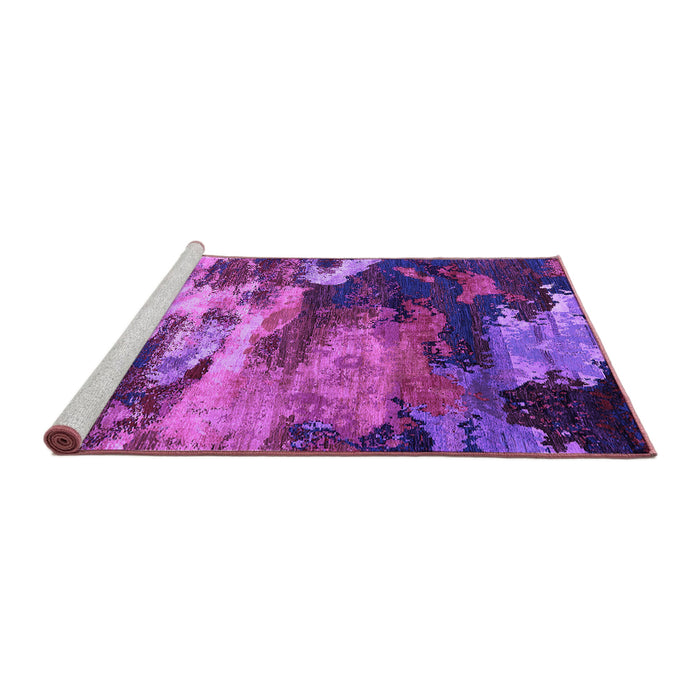 Sideview of Machine Washable Oriental Purple Industrial Area Rugs, wshurb2814pur