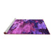 Sideview of Machine Washable Oriental Purple Industrial Area Rugs, wshurb2814pur
