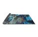 Sideview of Oriental Light Blue Industrial Rug, urb2814lblu