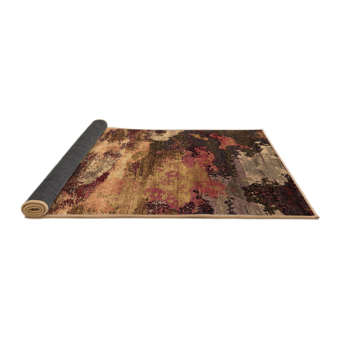 Sideview of Oriental Brown Industrial Rug, urb2814brn