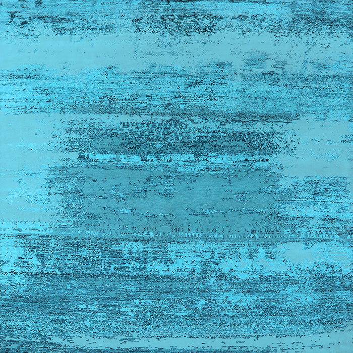 Square Oriental Light Blue Industrial Rug, urb2815lblu