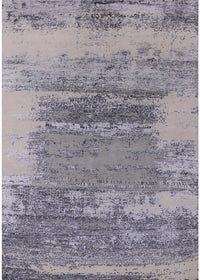 Machine Washable Industrial Modern Mist Blue Rug, wshurb2815