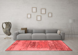 Industrial Red Washable Rugs