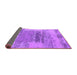 Sideview of Oriental Purple Industrial Rug, urb2815pur