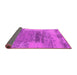 Sideview of Oriental Pink Industrial Rug, urb2815pnk