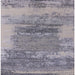 Square Mid-Century Modern Mist Blue Oriental Rug, urb2815