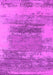 Machine Washable Oriental Pink Industrial Rug, wshurb2815pnk