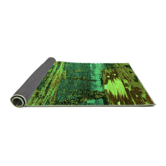 Sideview of Oriental Green Industrial Rug, urb2816grn