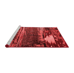 Industrial Red Washable Rugs
