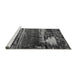 Sideview of Machine Washable Oriental Gray Industrial Rug, wshurb2816gry
