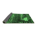 Sideview of Oriental Emerald Green Industrial Rug, urb2816emgrn