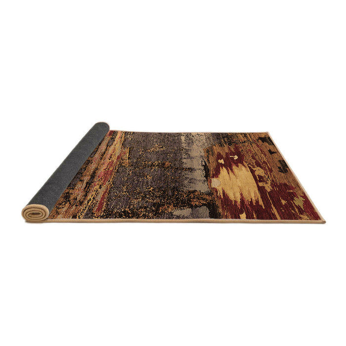 Sideview of Oriental Brown Industrial Rug, urb2816brn