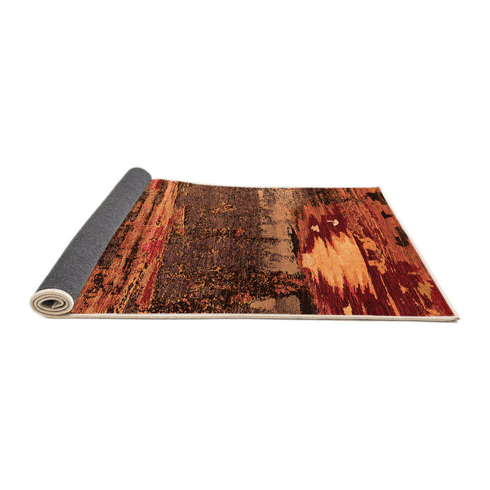 Sideview of Oriental Orange Industrial Rug, urb2816org