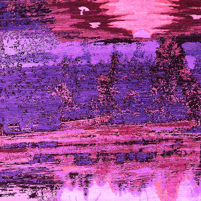 Machine Washable Oriental Pink Industrial Rug, wshurb2816pnk