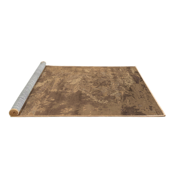 Sideview of Machine Washable Oriental Brown Industrial Rug, wshurb2817brn