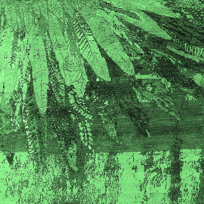 Oriental Emerald Green Industrial Rug, urb2818emgrn