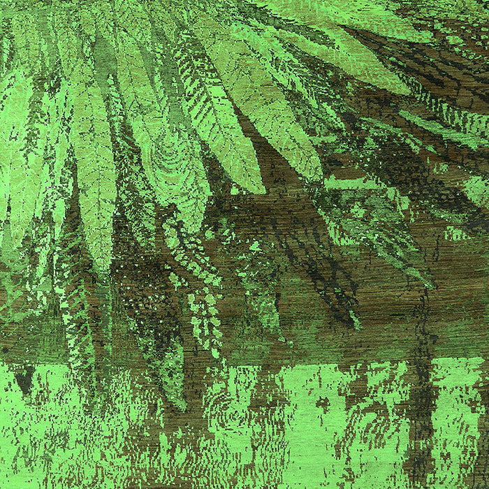 Oriental Green Industrial Rug, urb2818grn