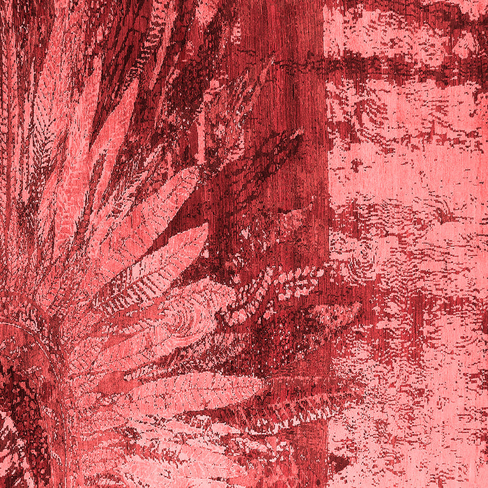 Machine Washable Oriental Red Industrial Rug, wshurb2818red