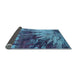 Sideview of Oriental Light Blue Industrial Rug, urb2818lblu