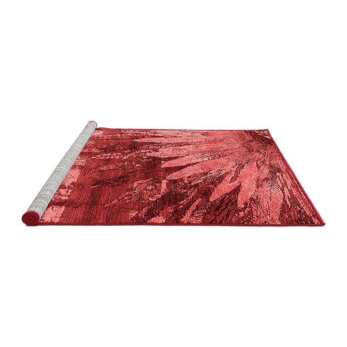 Industrial Red Washable Rugs