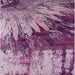 Square Machine Washable Industrial Modern Pastel Violet Purple Rug, wshurb2818