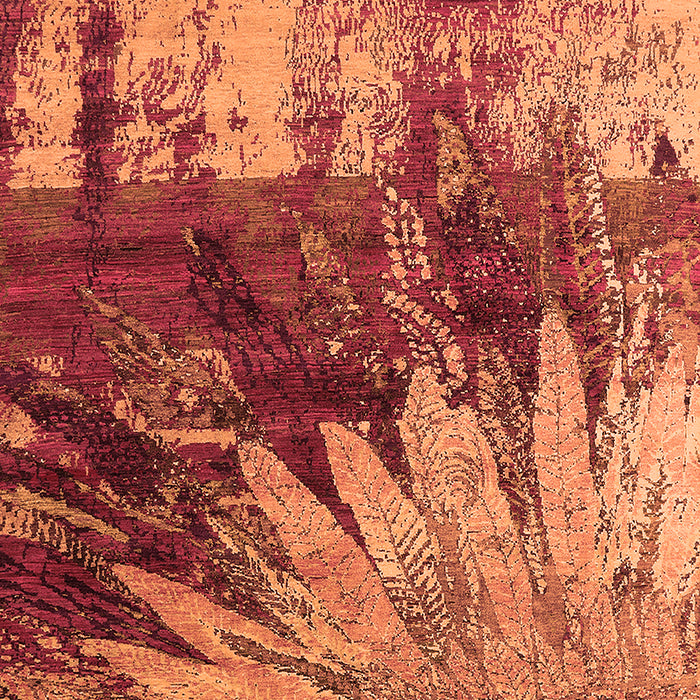 Oriental Orange Industrial Rug, urb2818org