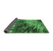 Sideview of Oriental Emerald Green Industrial Rug, urb2818emgrn