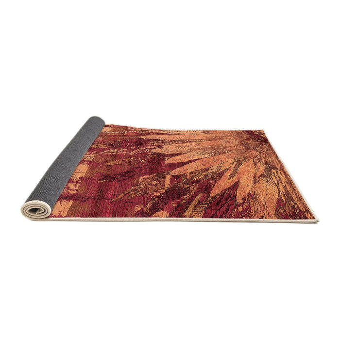 Sideview of Oriental Orange Industrial Rug, urb2818org