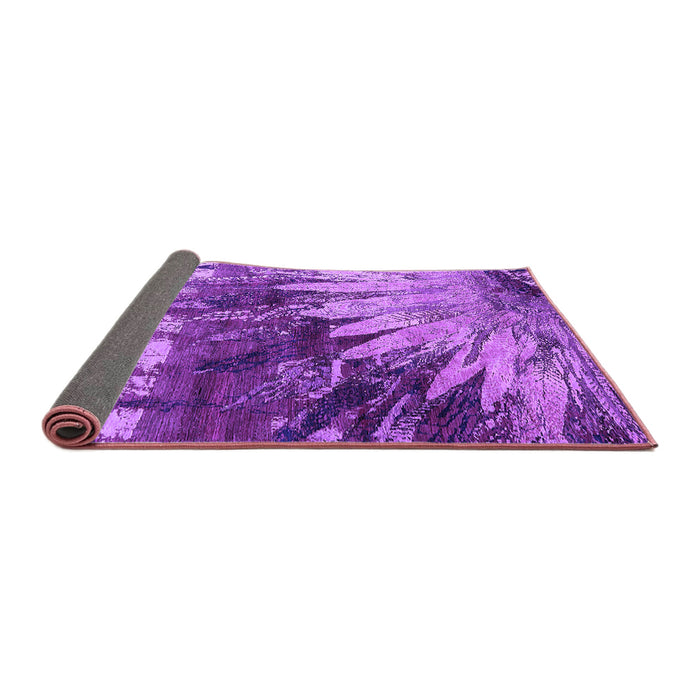 Sideview of Oriental Purple Industrial Rug, urb2818pur