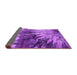 Sideview of Oriental Purple Industrial Rug, urb2818pur