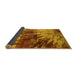 Sideview of Oriental Yellow Industrial Rug, urb2818yw