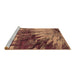 Sideview of Machine Washable Oriental Brown Industrial Rug, wshurb2818brn