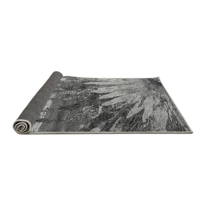 Sideview of Oriental Gray Industrial Rug, urb2818gry