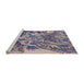 Sideview of Machine Washable Industrial Modern Purple Haze Purple Rug, wshurb2819