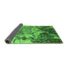 Sideview of Oriental Green Industrial Rug, urb2819grn