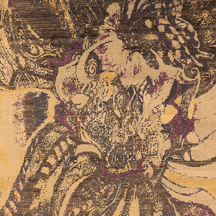 Oriental Brown Industrial Rug, urb2819brn