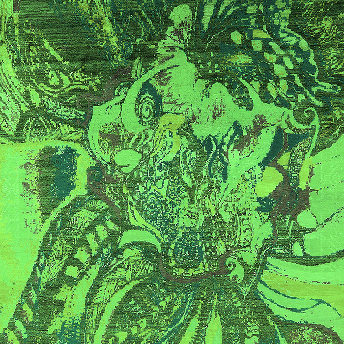 Oriental Green Industrial Rug, urb2819grn