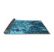 Sideview of Oriental Light Blue Industrial Rug, urb2819lblu