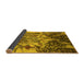 Sideview of Oriental Yellow Industrial Rug, urb2819yw