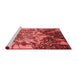 Industrial Red Washable Rugs