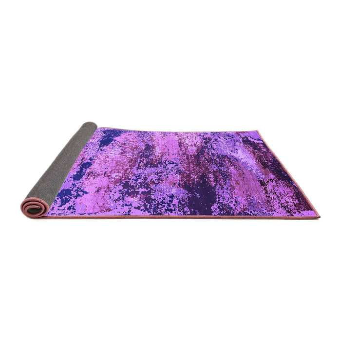 Sideview of Oriental Purple Industrial Rug, urb2820pur