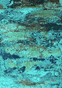 Oriental Turquoise Industrial Rug, urb2820turq